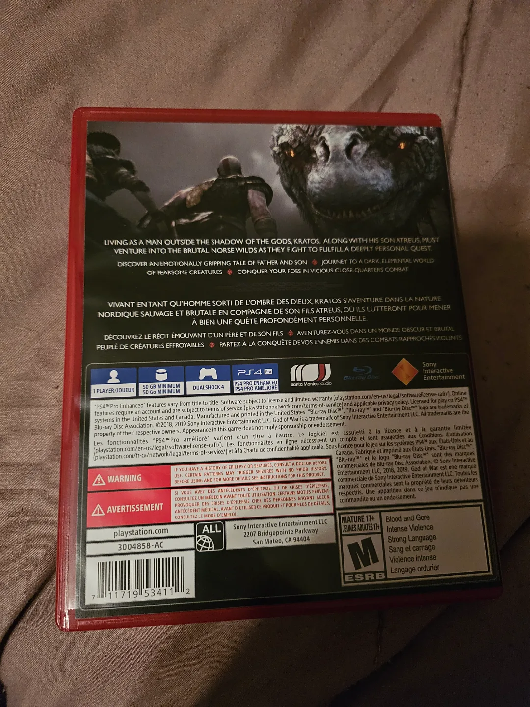 God of War PS4 Playstation Hits image indicator(2)