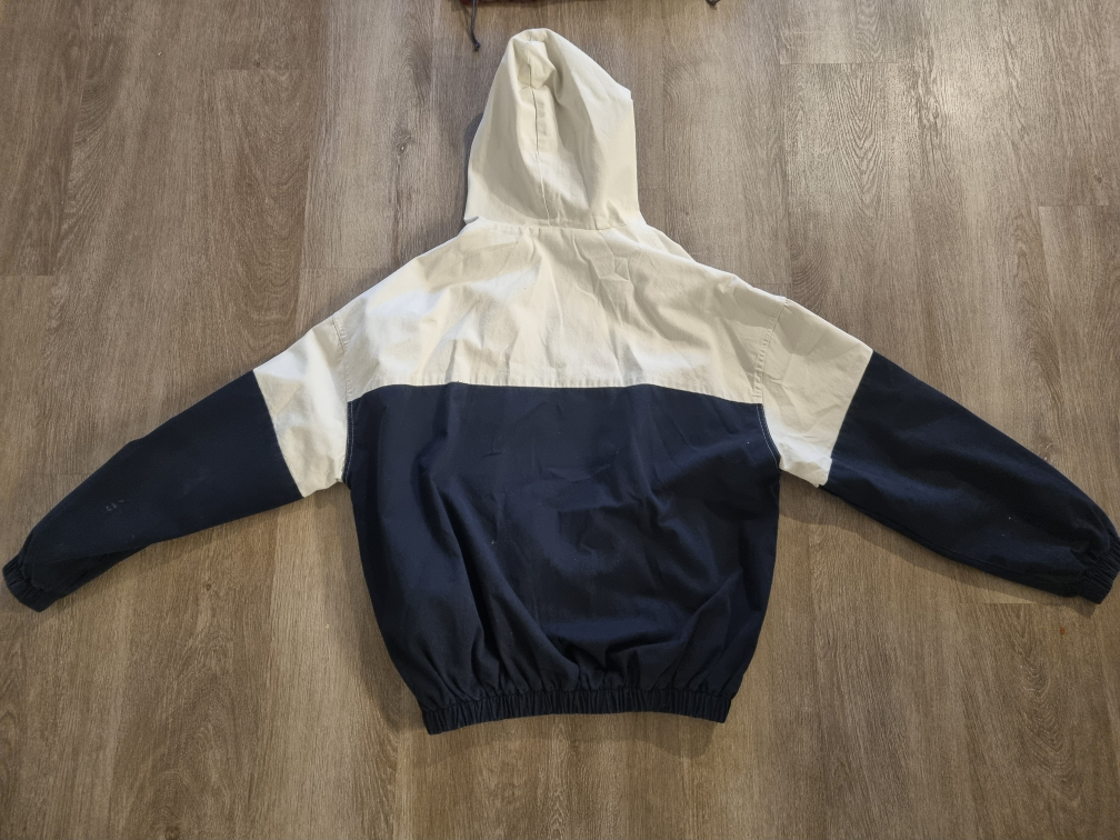 Colour-blocked Zip-up Hoodie Jacket - photo 2