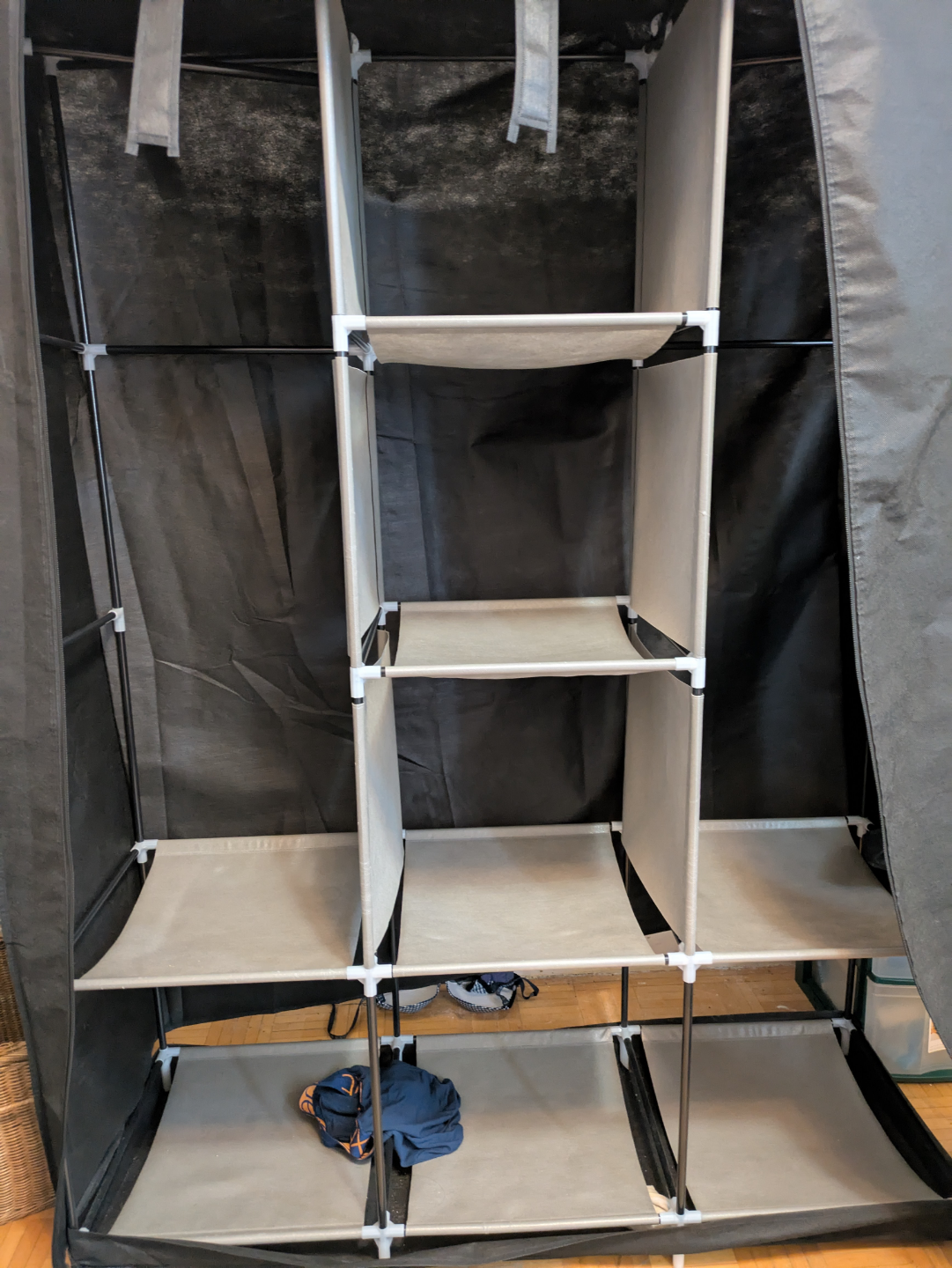 Portable Fabric Wardrobe Closet Organizer