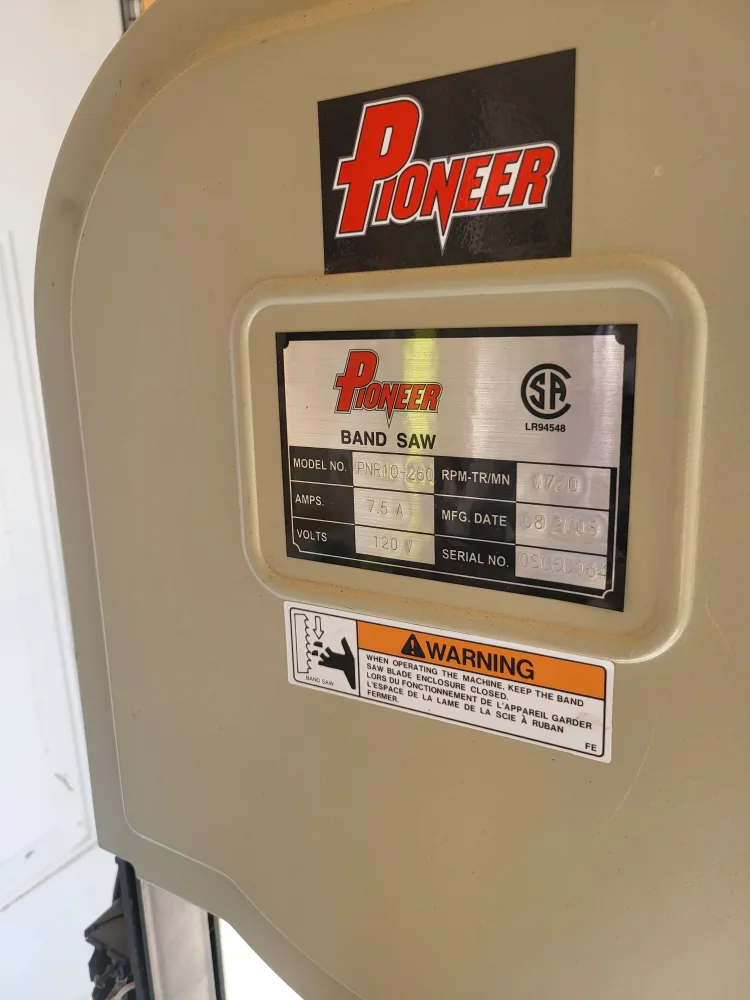 Pioneer PNR10-260 Band Saw image indicator(3)