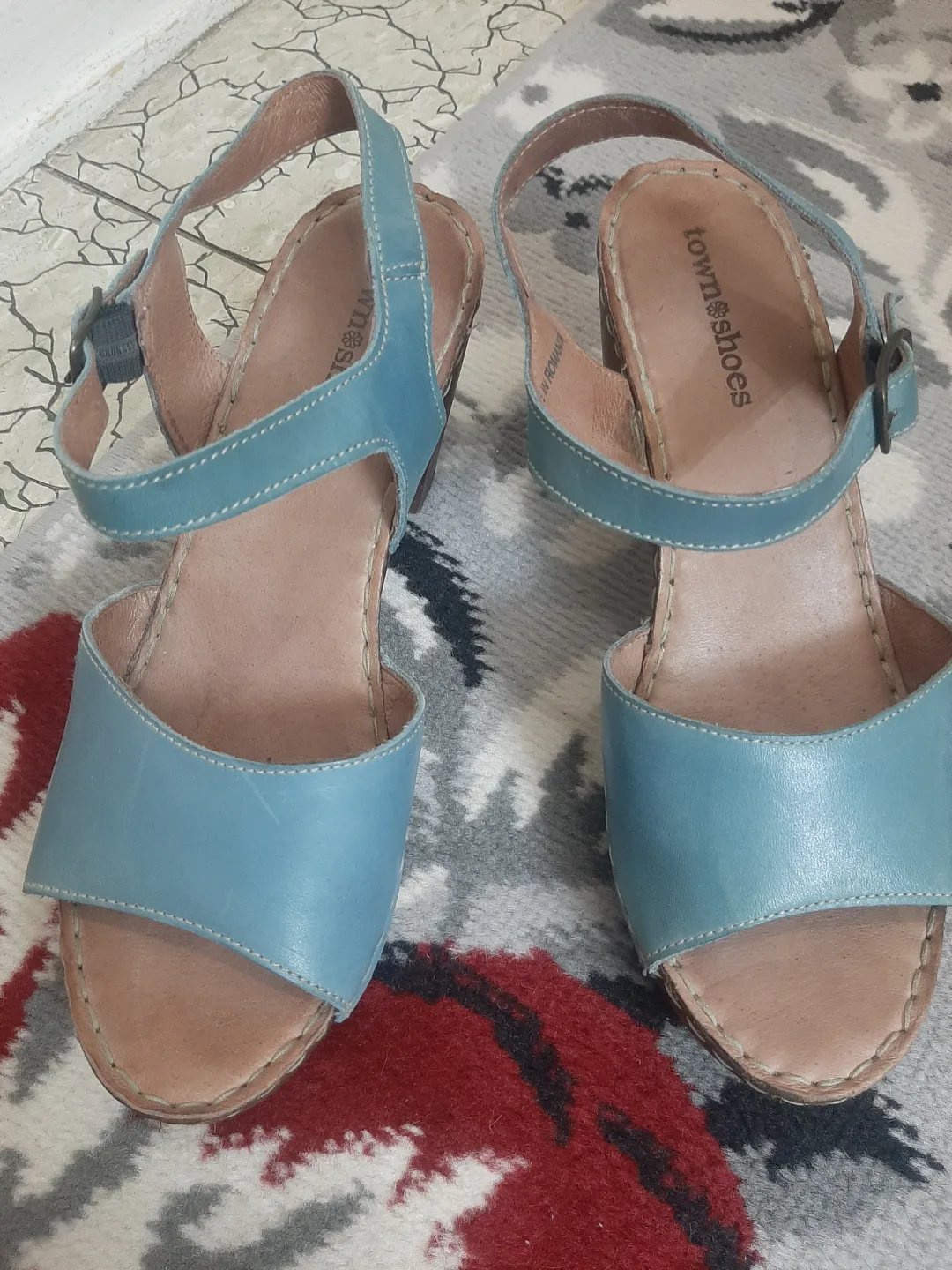 Women's Leather Sandals size 39/8.5 image indicator(7)