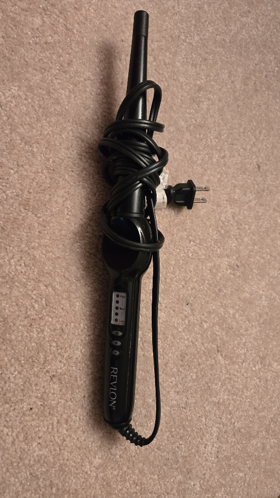 Revlon conical curling iron