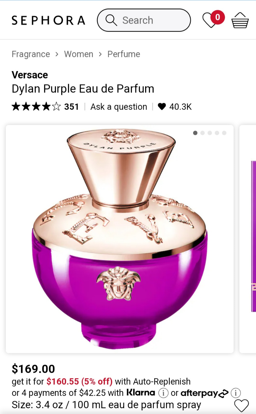 Versace Dylan Purple Eau de Parfum - photo 4