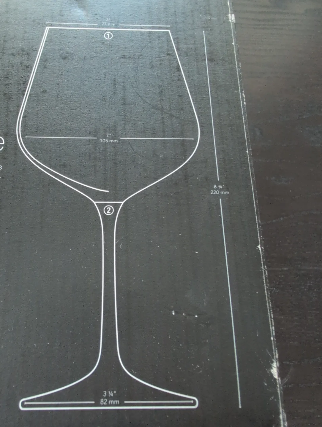 Large Burgundy Wine Glasses - Set of 4 image indicator(3)