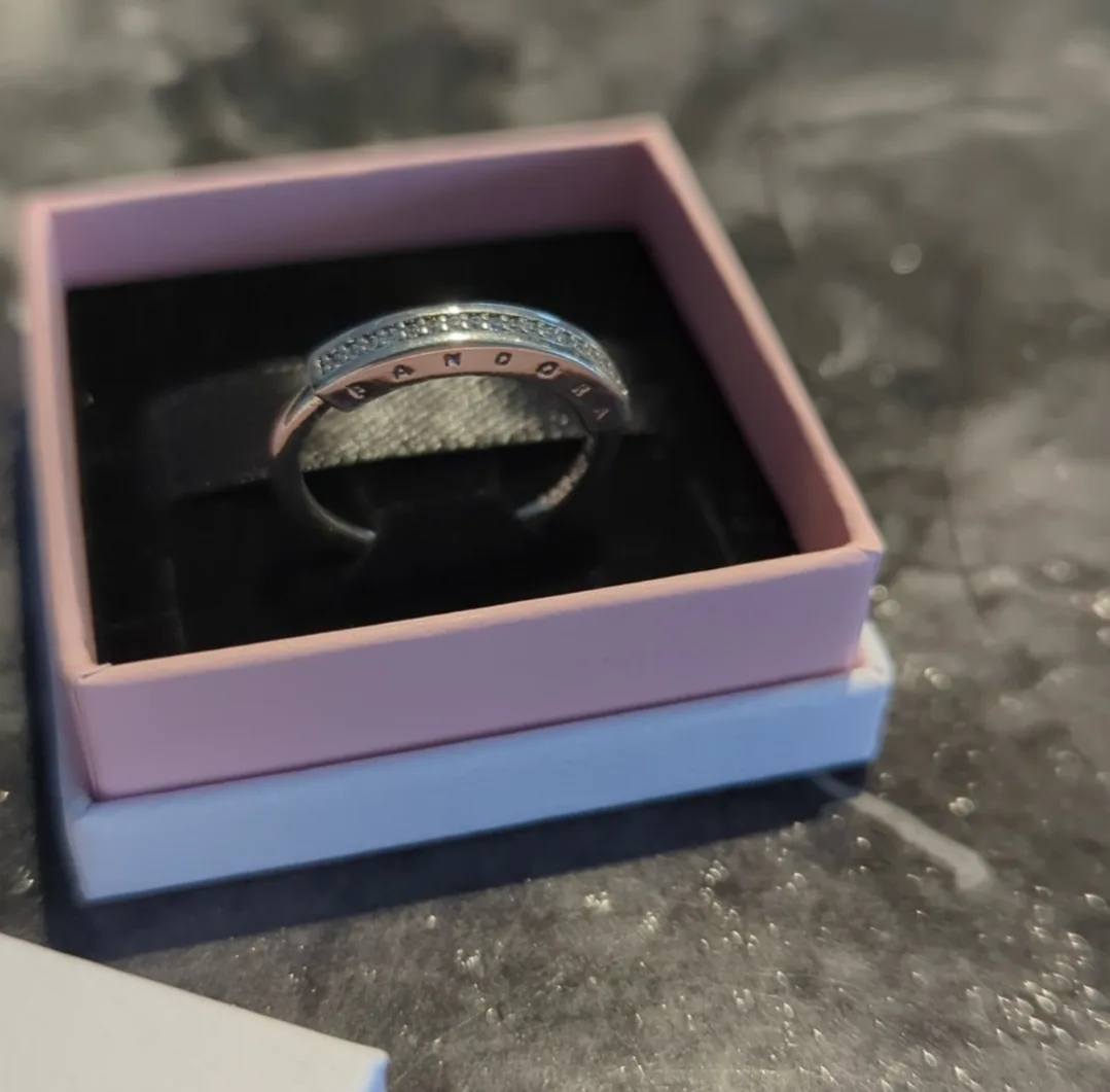 Pandora Silver Ring Size 7 brand new image indicator(4)