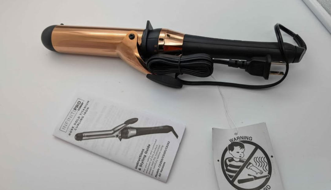 Conair Infiniti Pro Rose Gold Curling Iron 1 1/2 inch - photo 3
