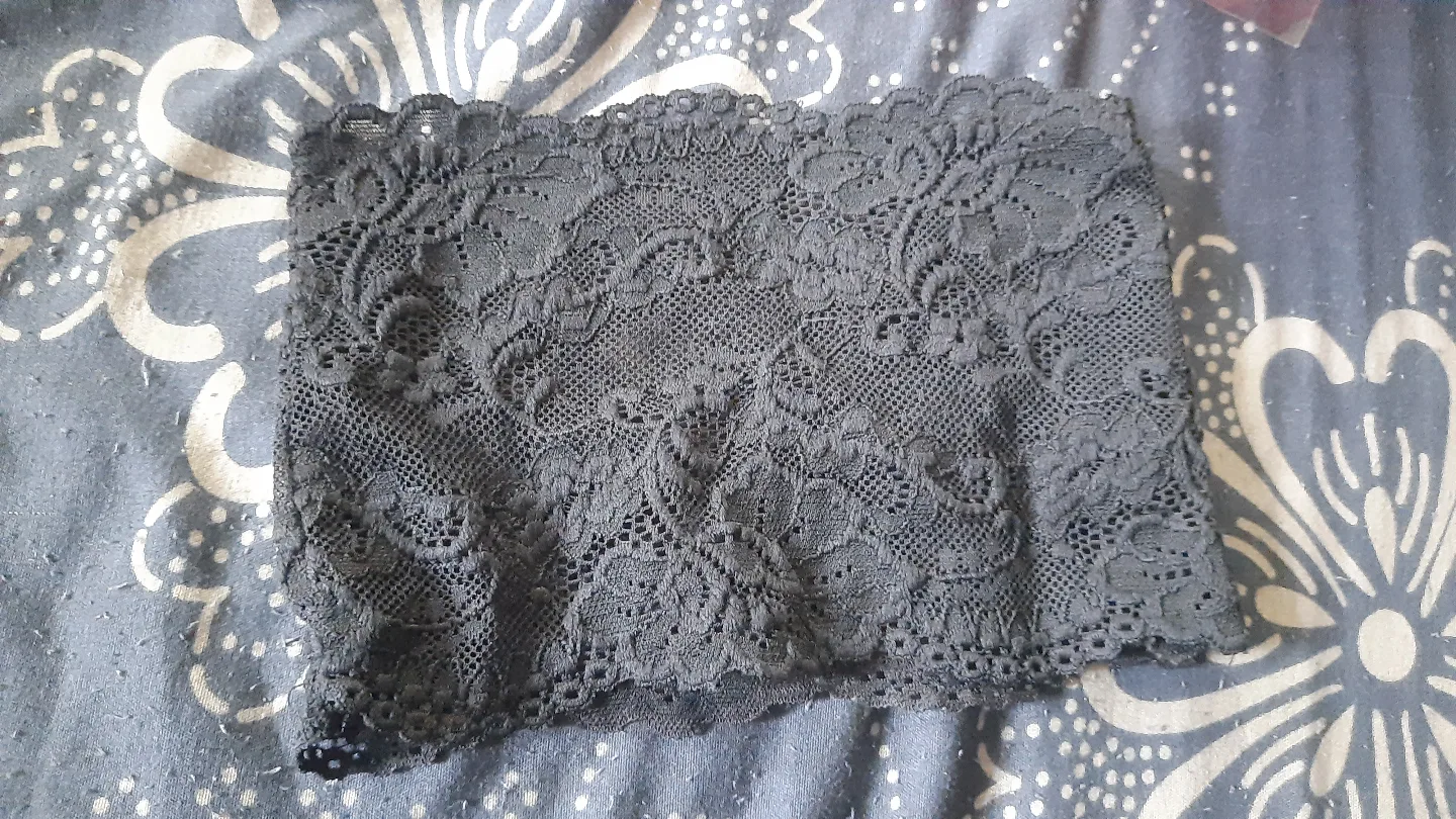 Black Lace head band thumbnail