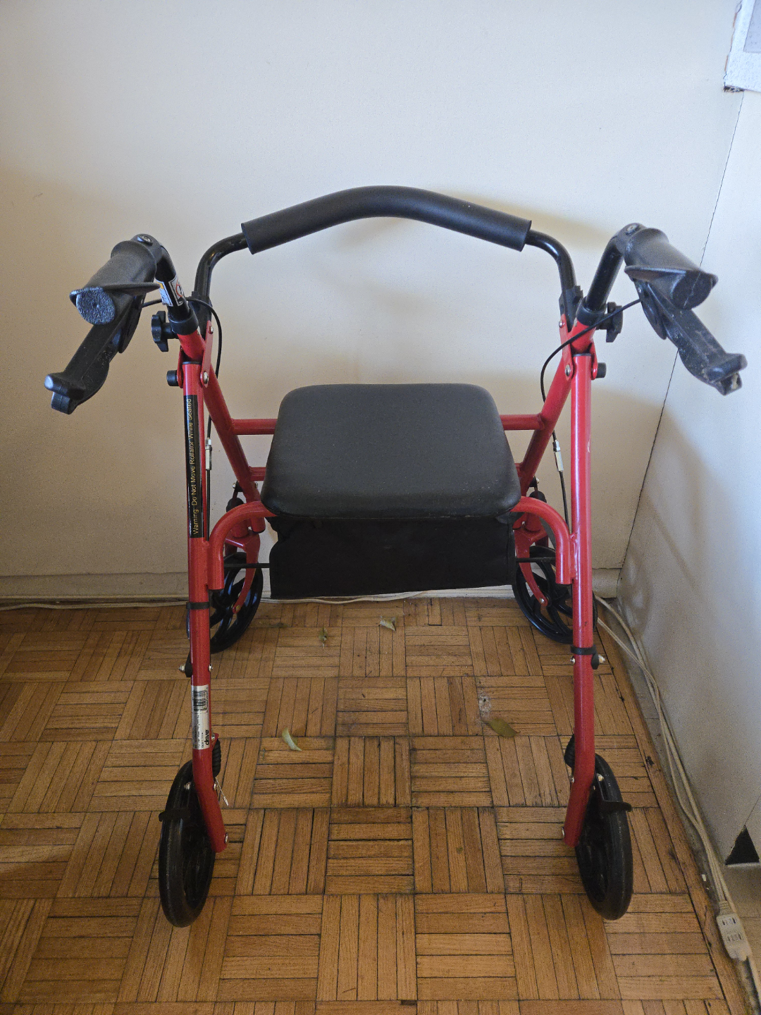 Red Drive Medical Rollator Walker with Seat - photo 4