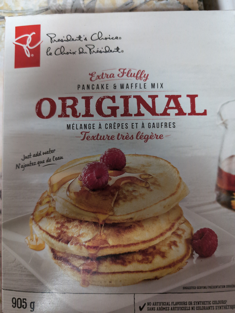President's Choice Extra Fluffy Original Pancake & Waffle Mix