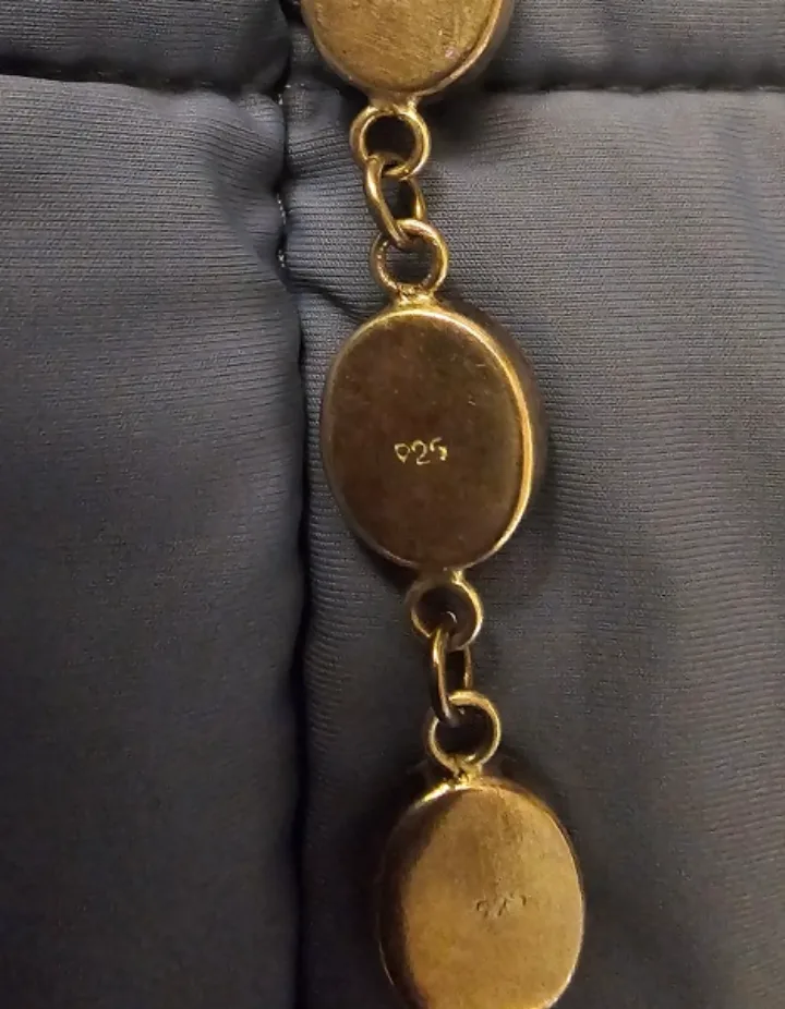 💚sterling silver 9.25 Unique Floral Bracelet image indicator(3)