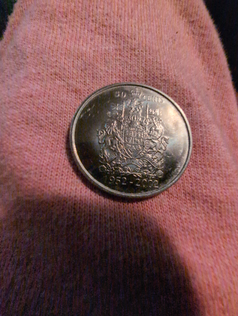 Canadian 50 Cent Coin - Queen Elizabeth II Jubilee