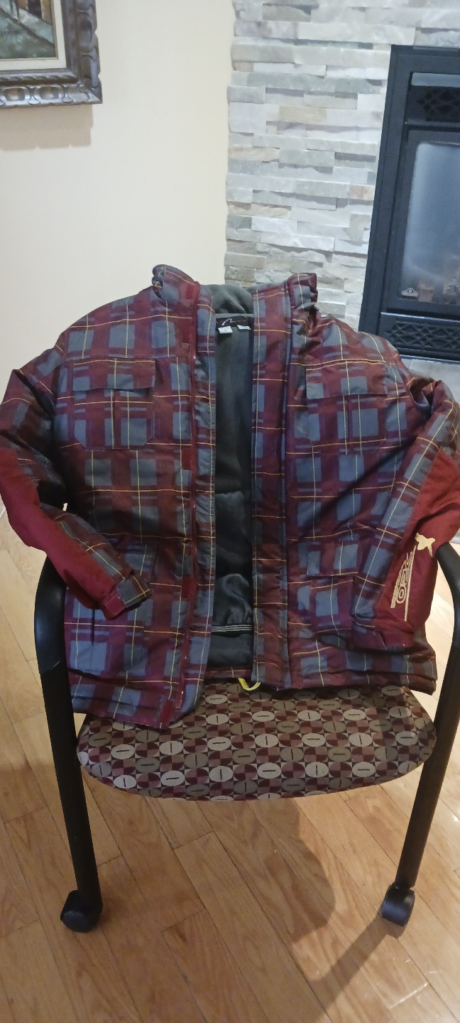 Alpentek Men's Size XL/TG 18 Plaid Puffer Jacket