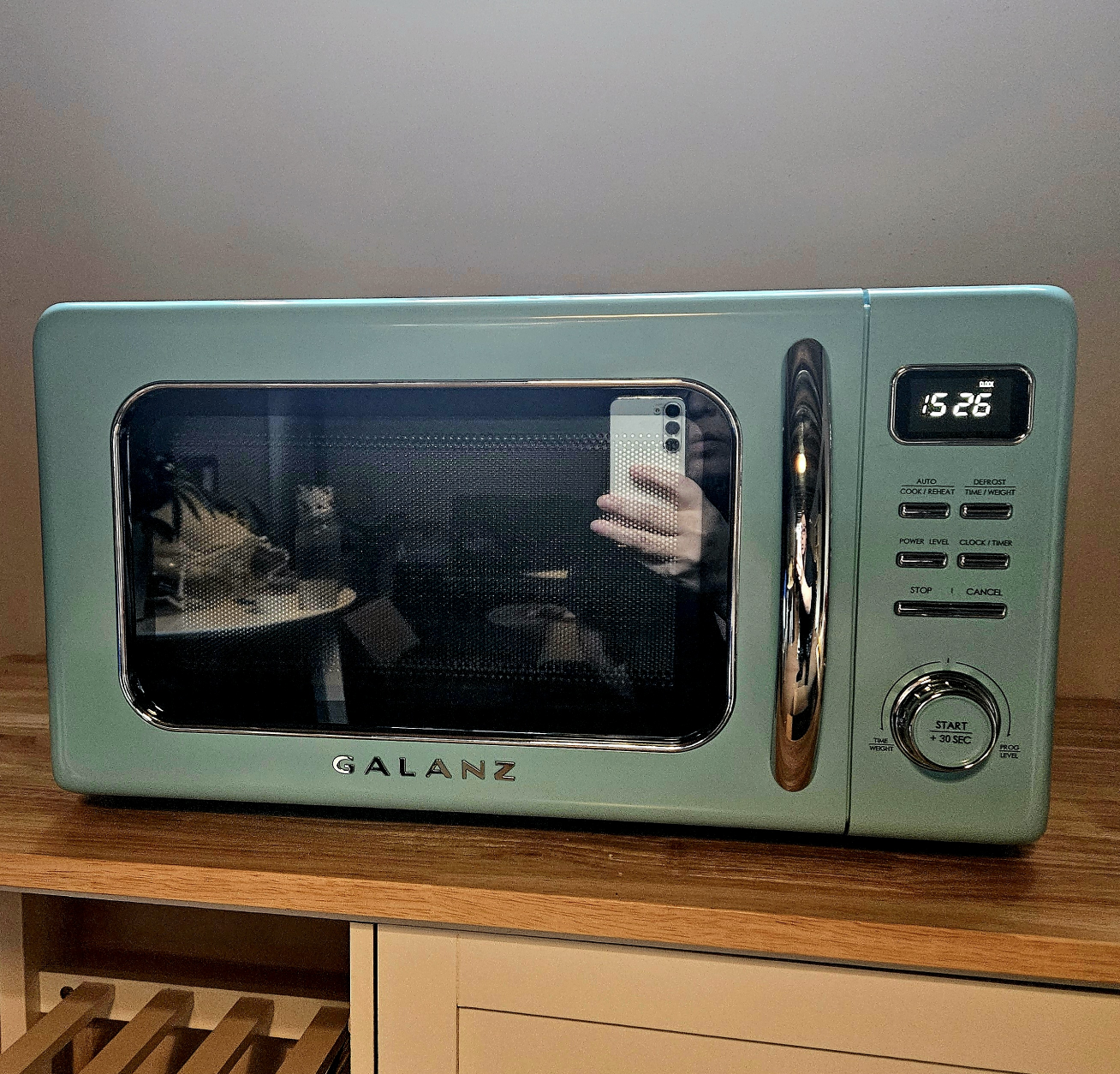Like NEW Retro Style "GALANZ" Microwave! - photo 3