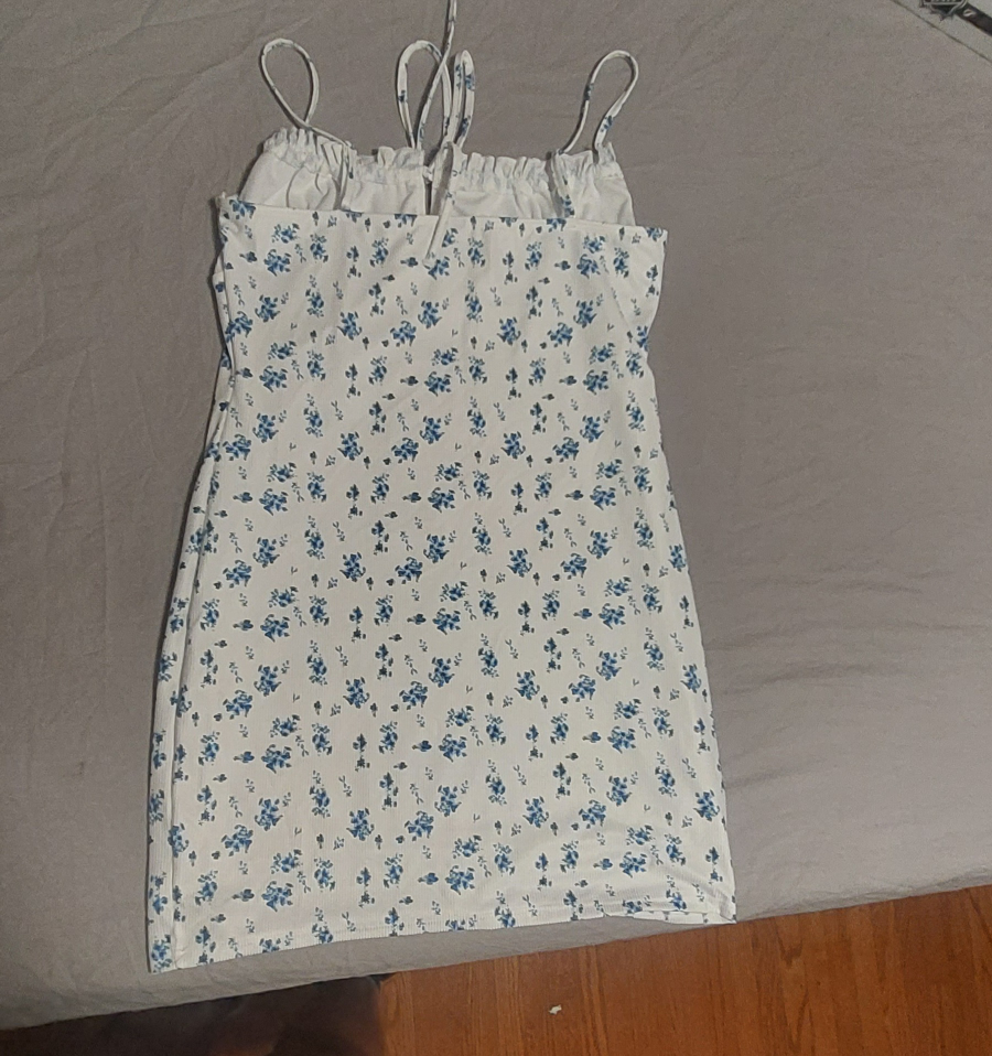 Very Cute Floral front tie mini dress