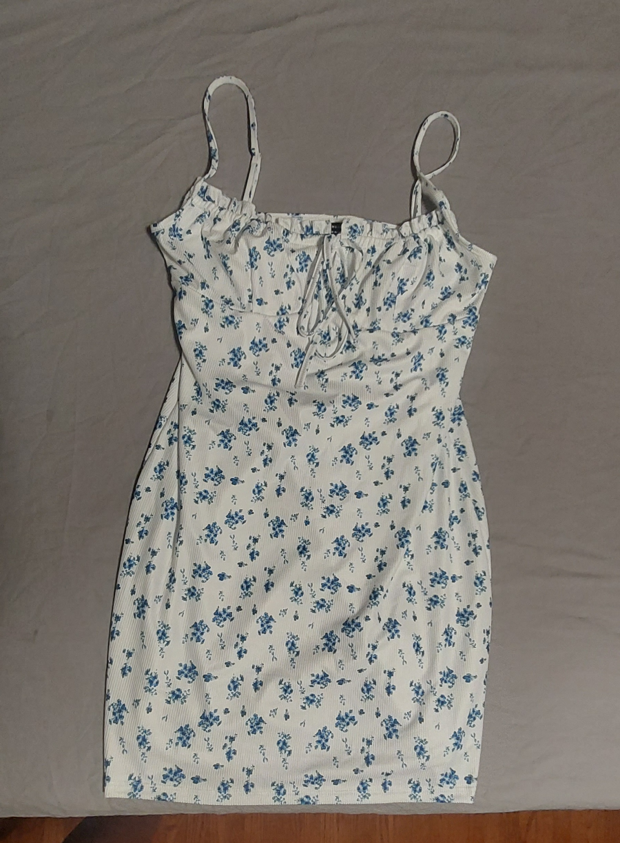 Very Cute Floral front tie mini dress - photo 2