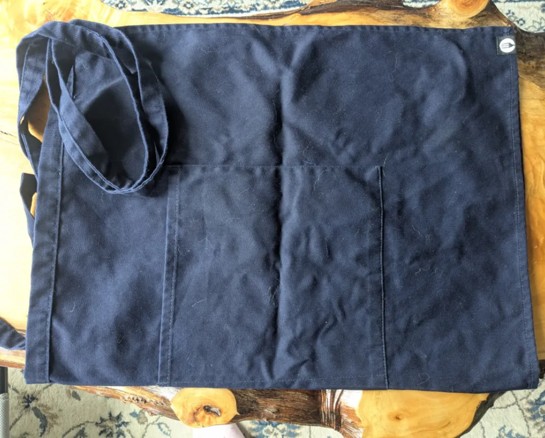 ChefWorks Navy/Dark Blue Half Apron image indicator(2)