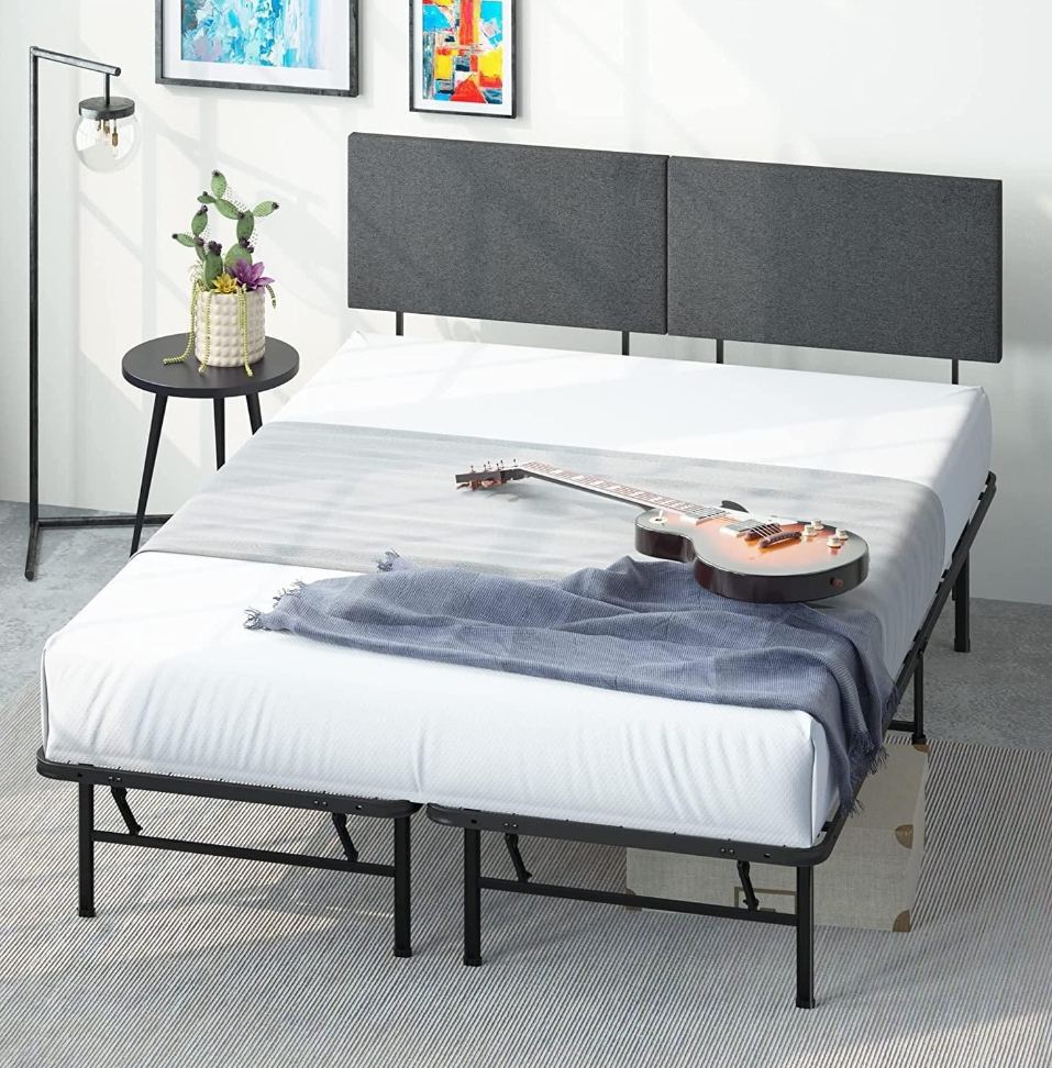 Twin Size Metal Mattress Frame (with Head Board)