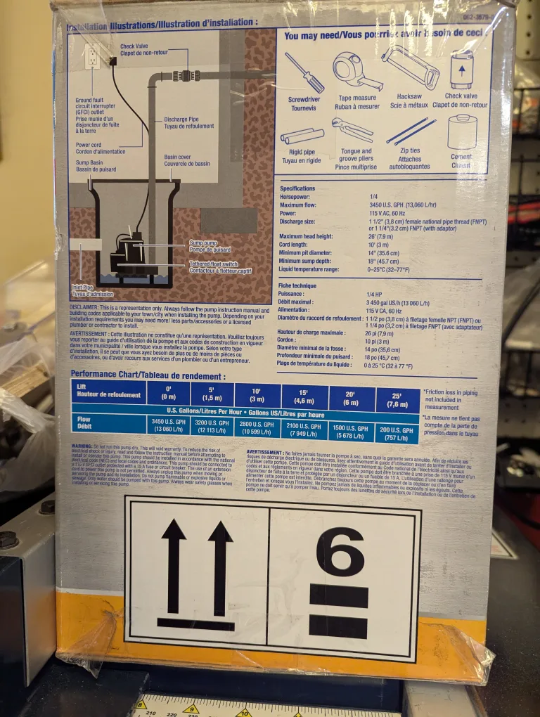 Sump Pump - brand new💚 image indicator(2)
