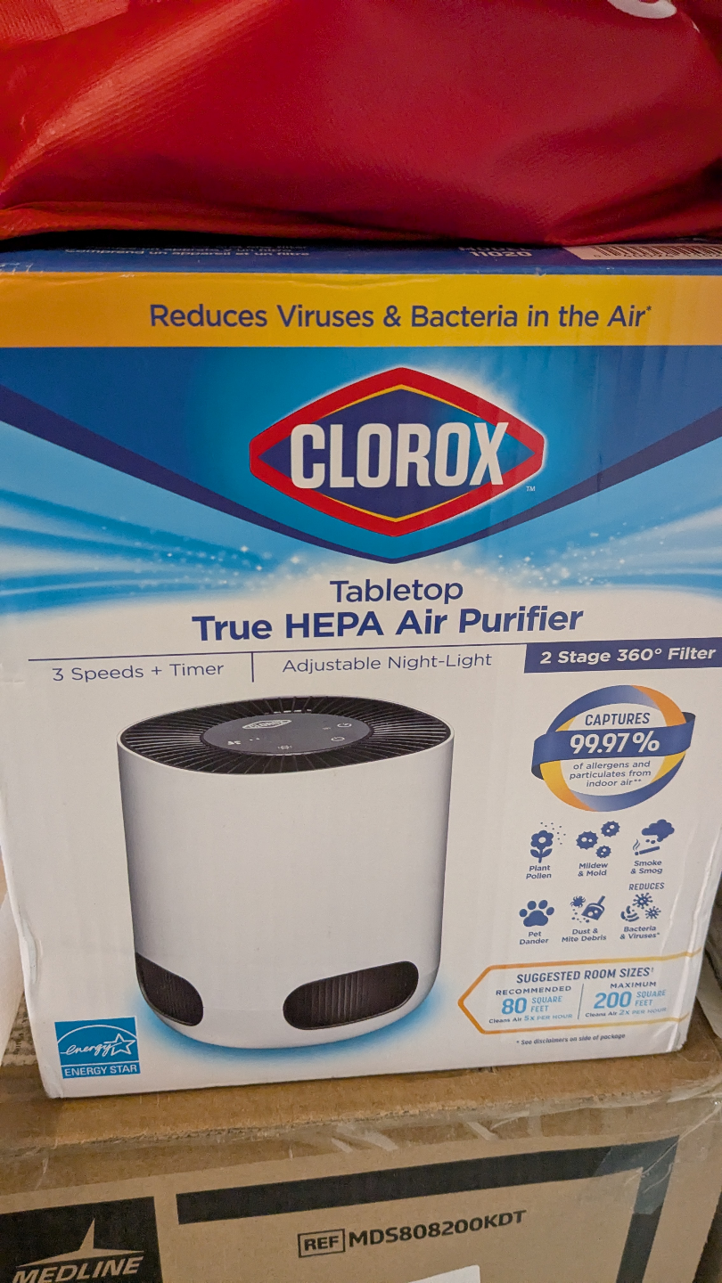 Clorox True HEPA Tabletop Air Purifier