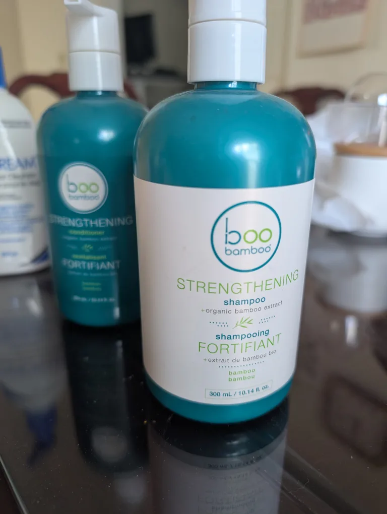Boo Bamboo Strengthening Shampoo & Conditioner Duo 💚 image indicator(2)