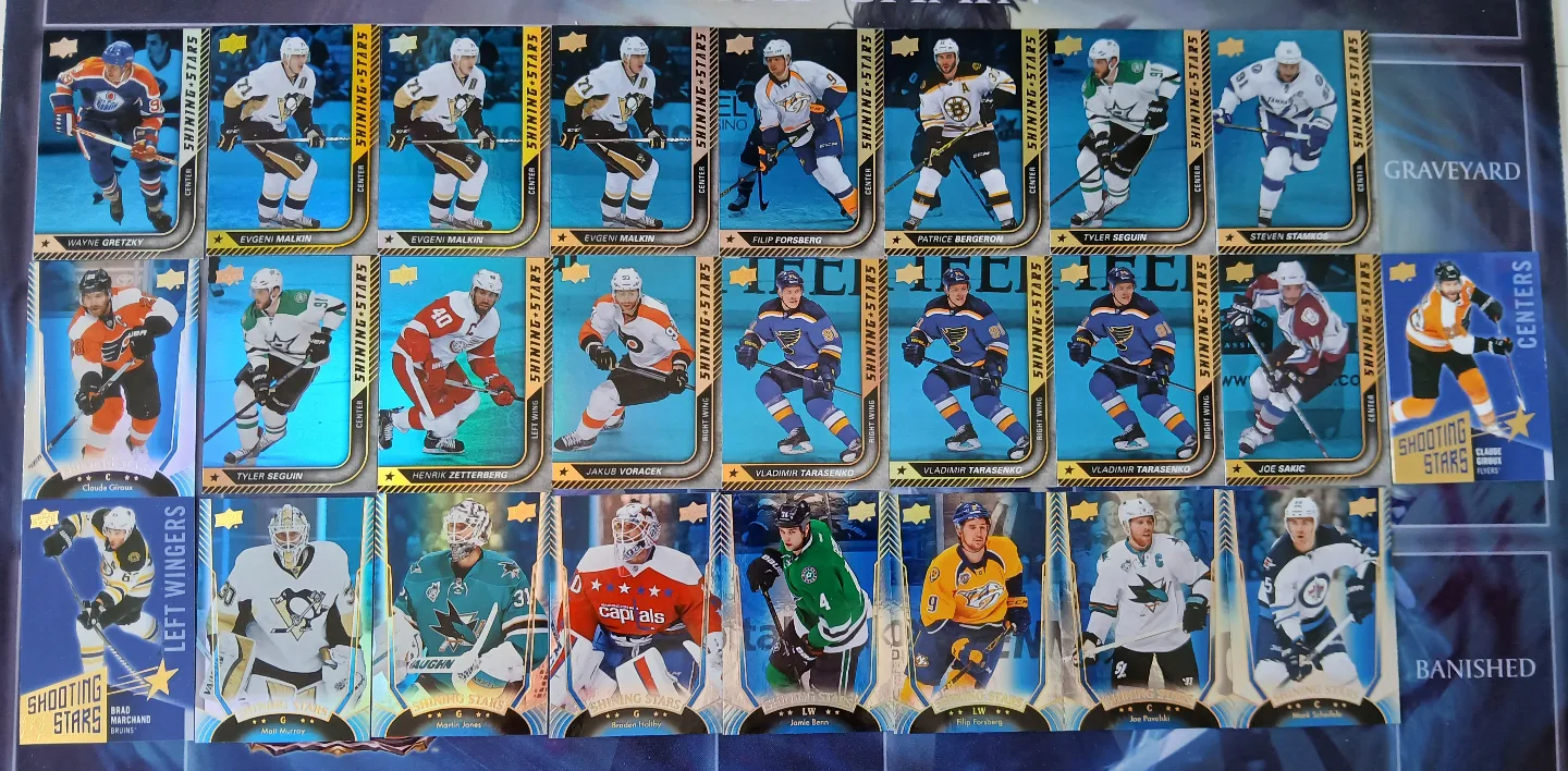 Upper Deck Shining Stars/ Royal Blue Lot thumbnail