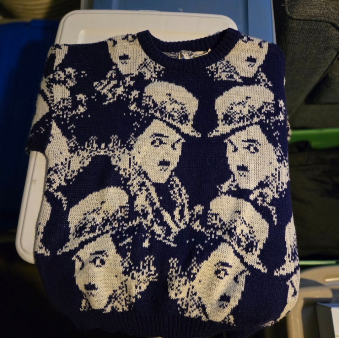 Vintage Yessica Charlie Chaplin Knit Sweater