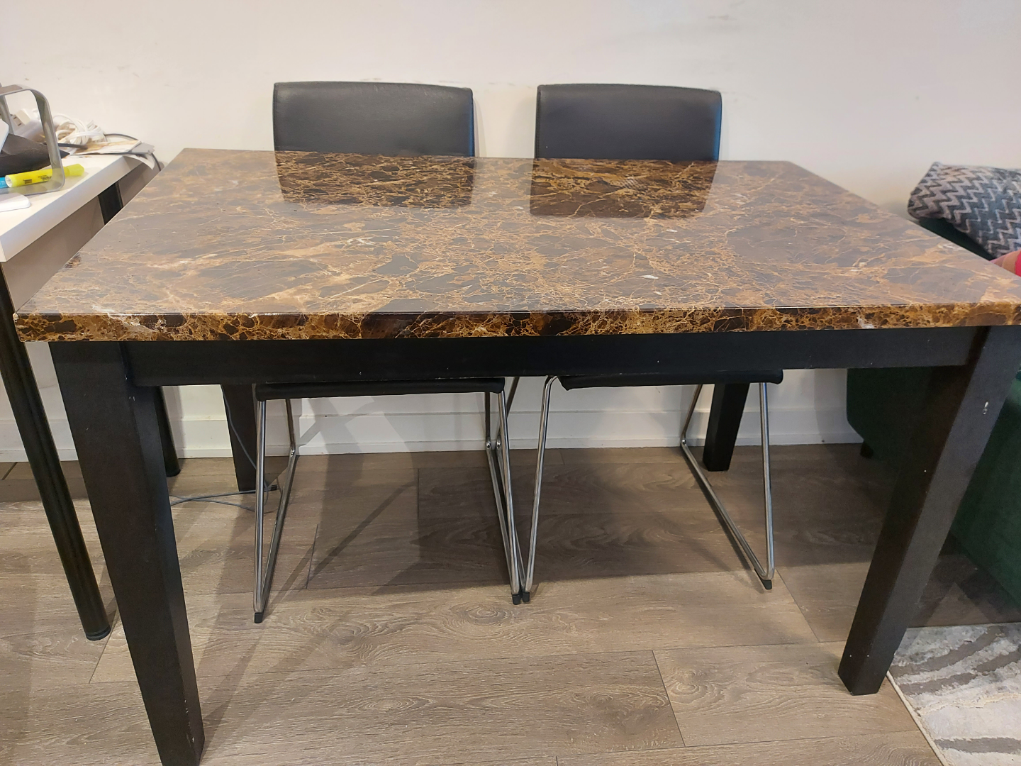 Dining table set with four chairs - photo 4