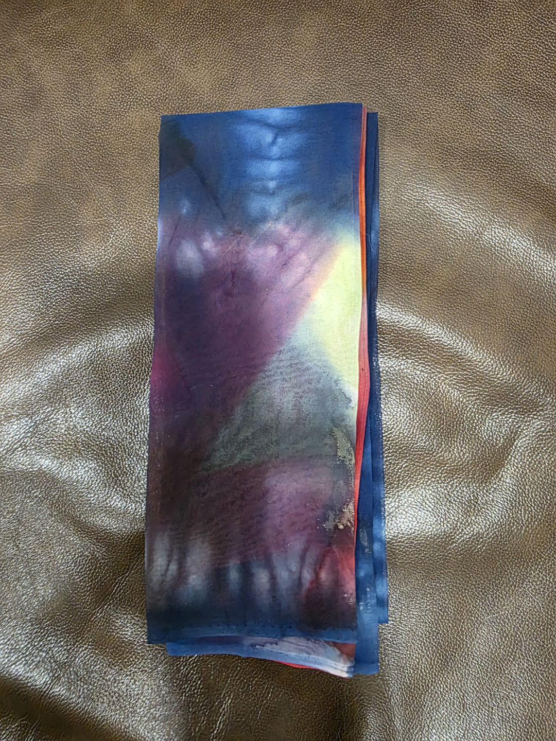 Hand-Dyed Silk Scarf
