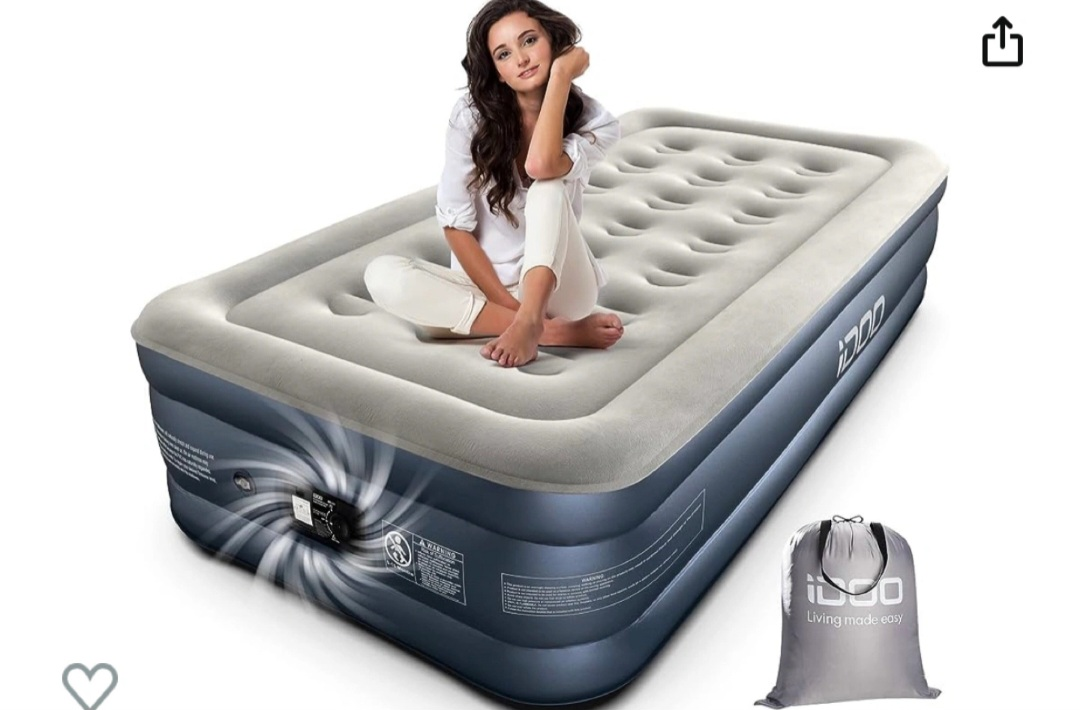 iDOO Twin Air Mattress with Built-in Pump - photo 2