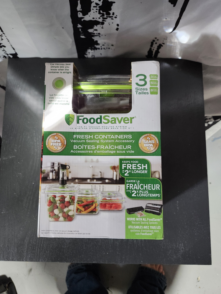 FoodSaver Fresh Containers Vacuum Sealing System Accessory