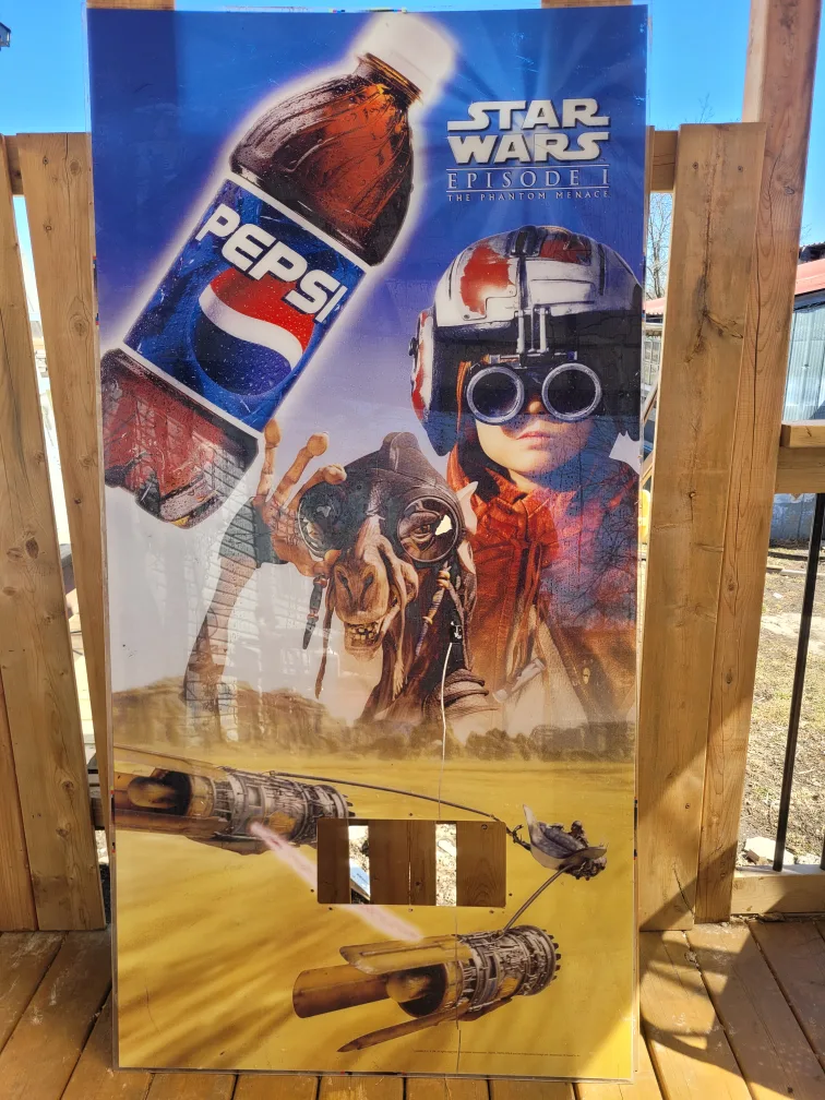 Star Wars Episode I Pepsi Vending Machine Panel thumbnail