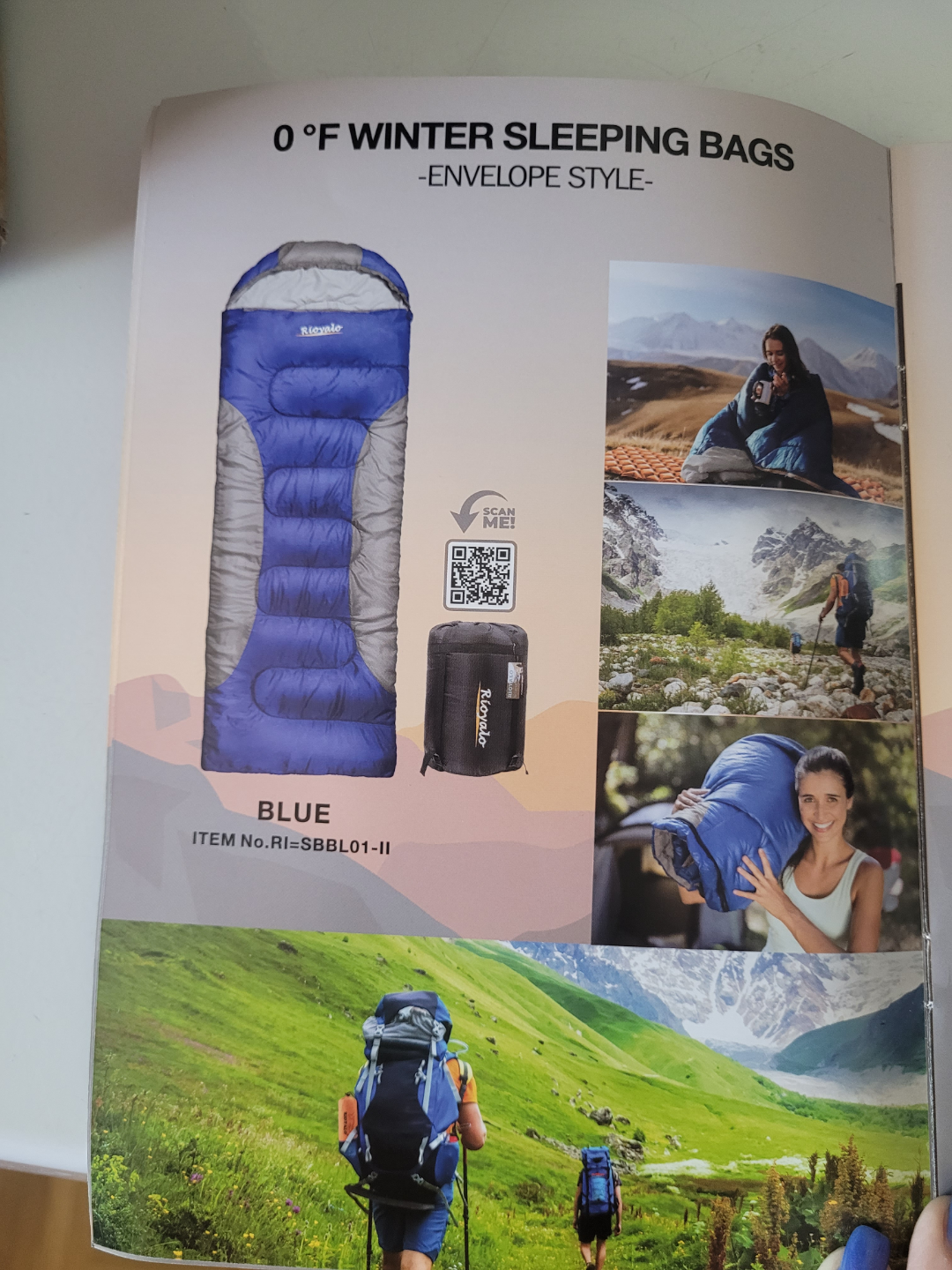 Rioyalo Sleeping Bag - Blue