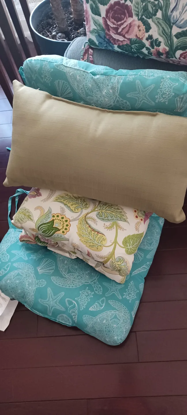 Outdoor Chair Cushion  with Throw Pillows image indicator(6)