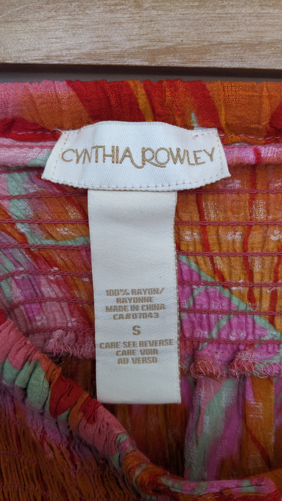 Cynthia Rowley Size Small Tropical Print Maxi Skirt - photo 2