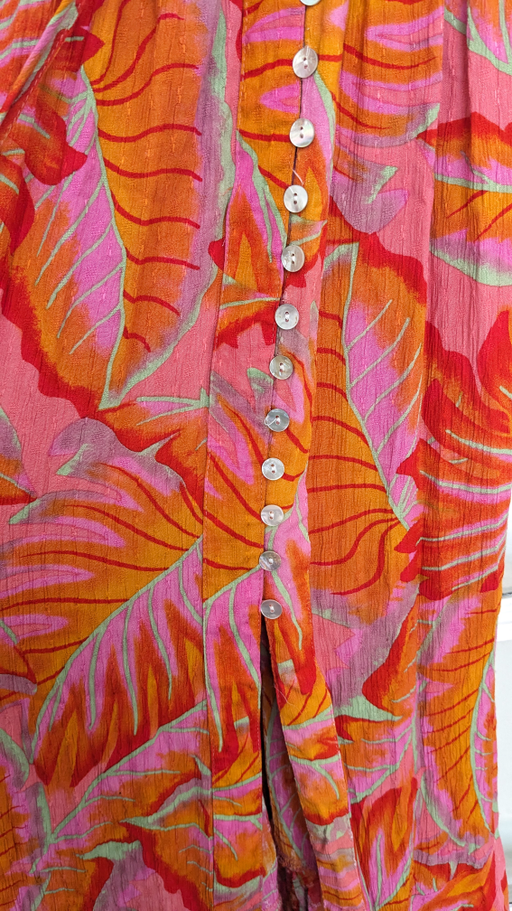 Cynthia Rowley Size Small Tropical Print Maxi Skirt - photo 3