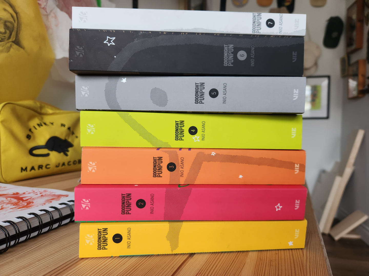 Goodnight Punpun Volumes 1-7 Manga Graphic Novels Complete Set