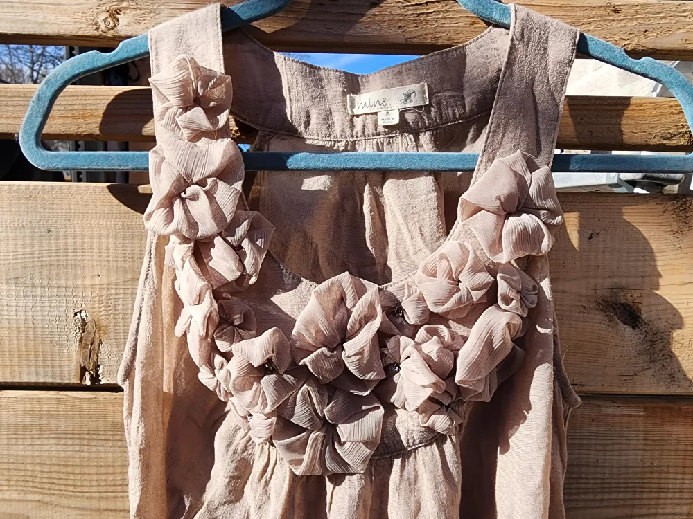 Floral Detail Sleeveless Blouse image indicator(2)