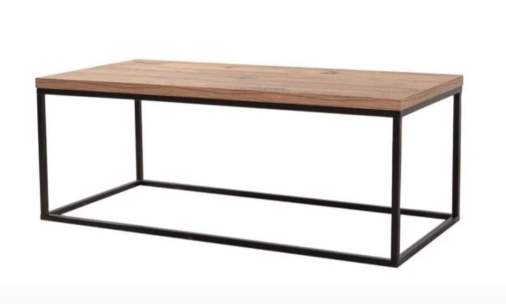Modern Coffee Table with Metal Frame - photo 3