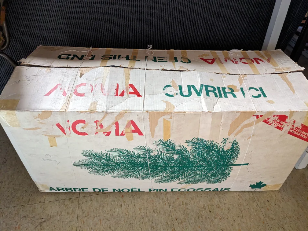 Artificial Christmas Tree in Box thumbnail
