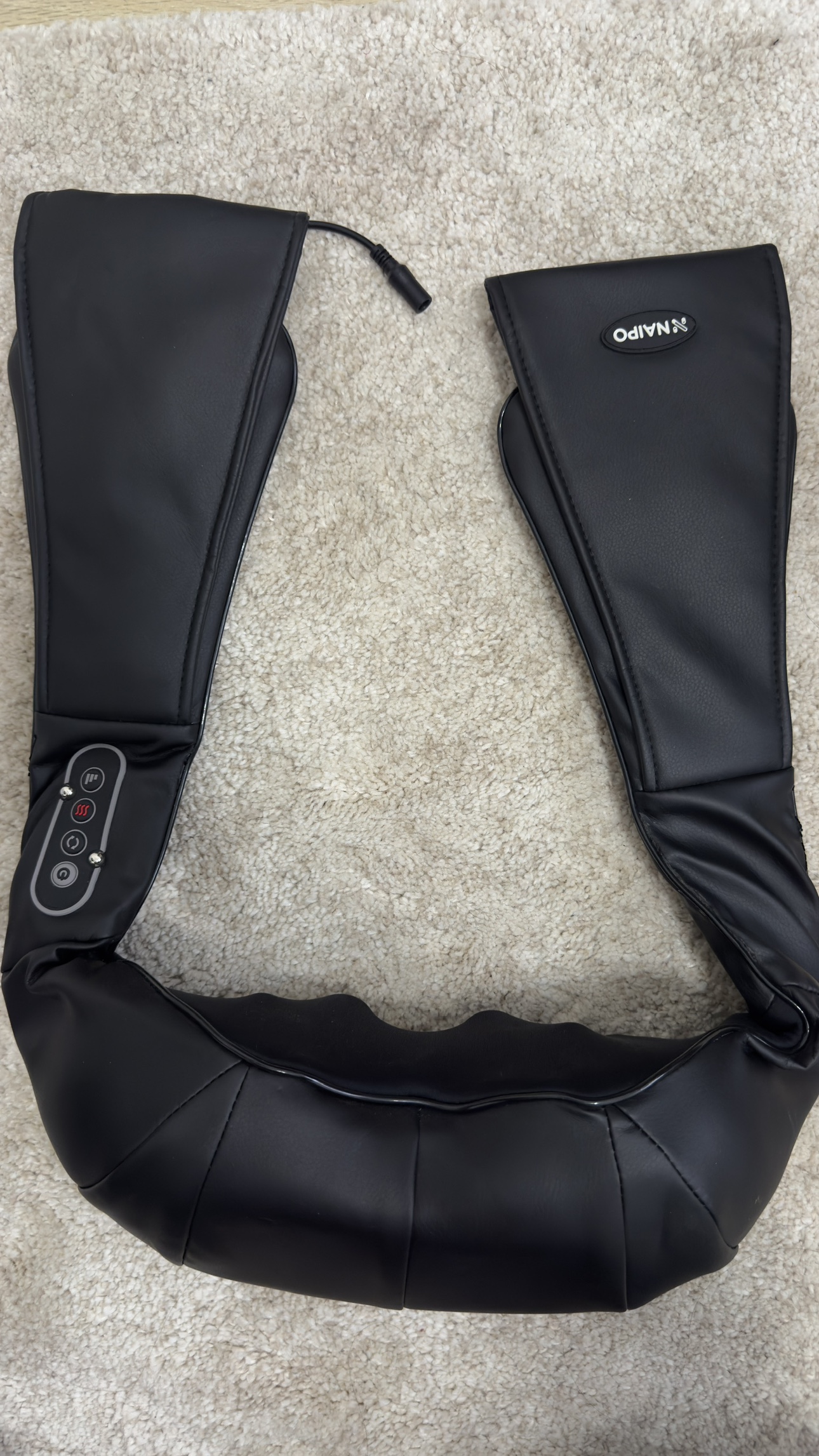 NAVIDIO Shiatsu Neck and Back Massager with Heat