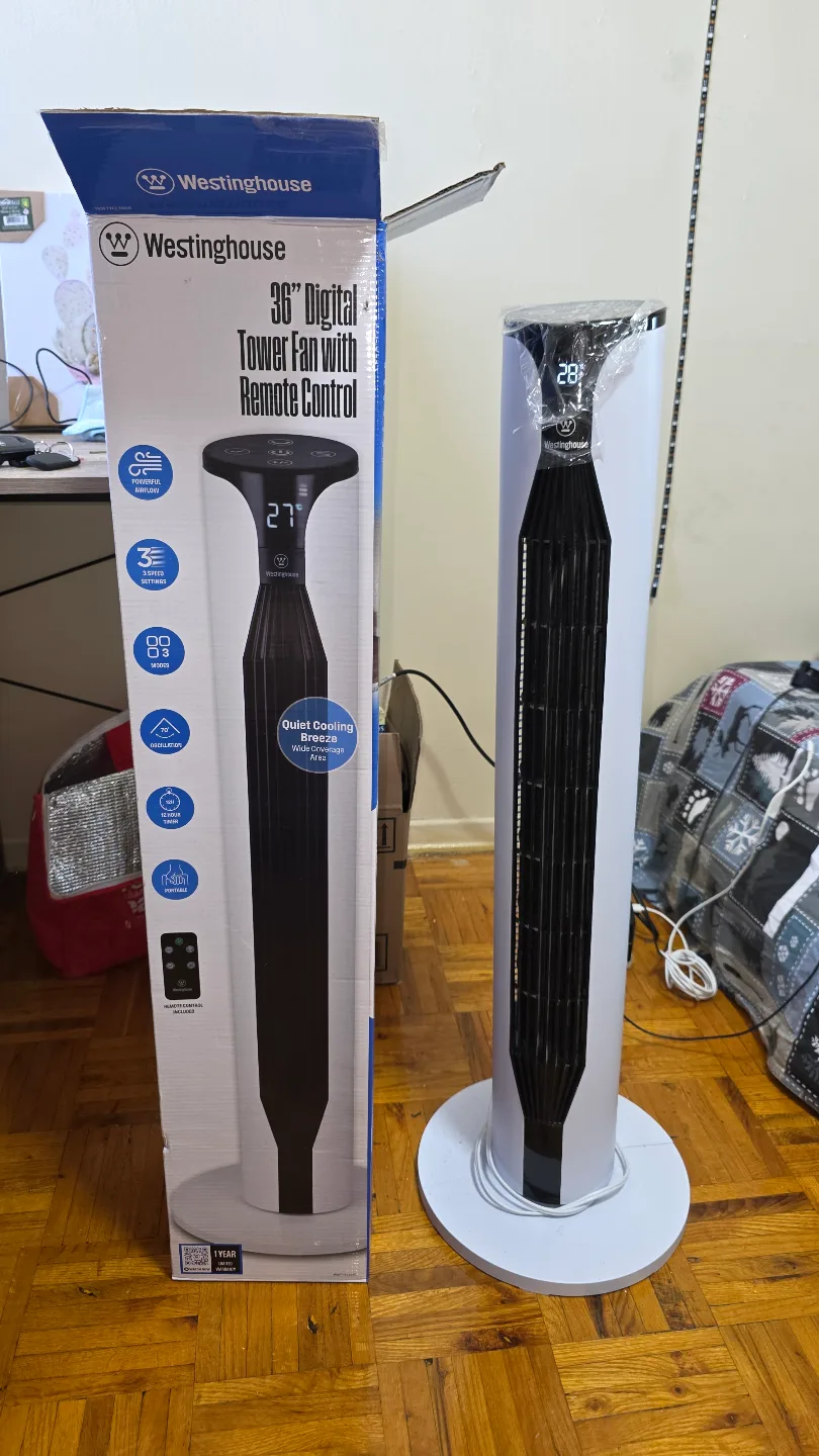 Westinghouse 36" Digital Tower Fan with Remote thumbnail