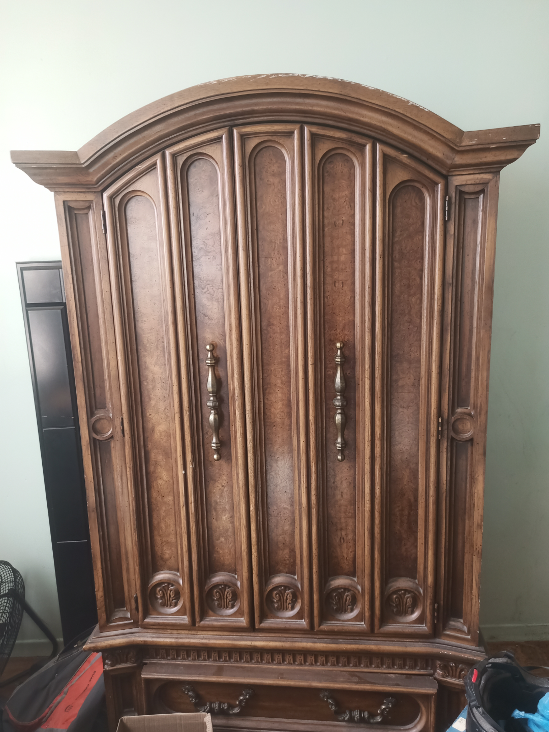 Vintage Wooden Armoire