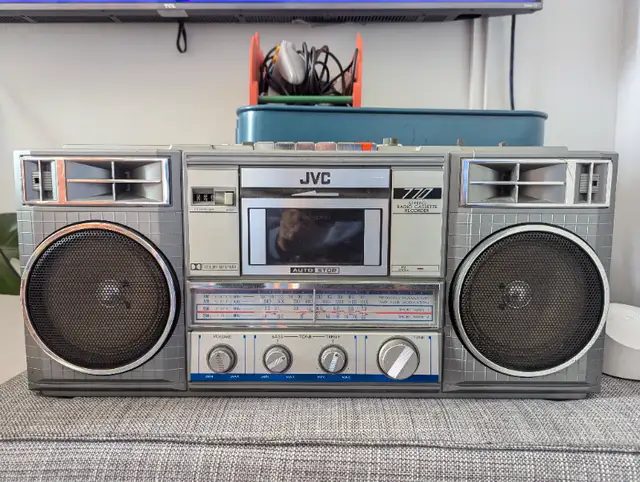 Vintage JVC RC-770C Stereo Radio Cassette Recorder Boombox