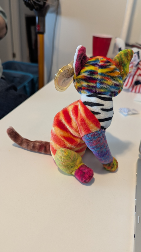 Ty Beanie Baby Kaleidoscope the Cat - photo 2