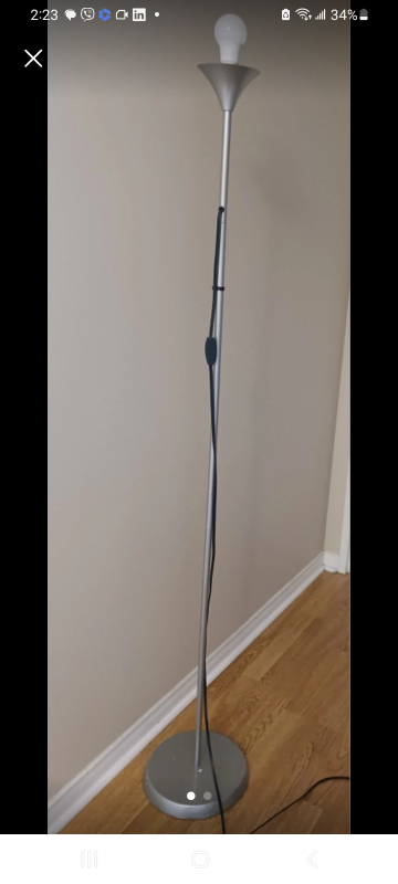 Modern Silver Floor Lamp 💚