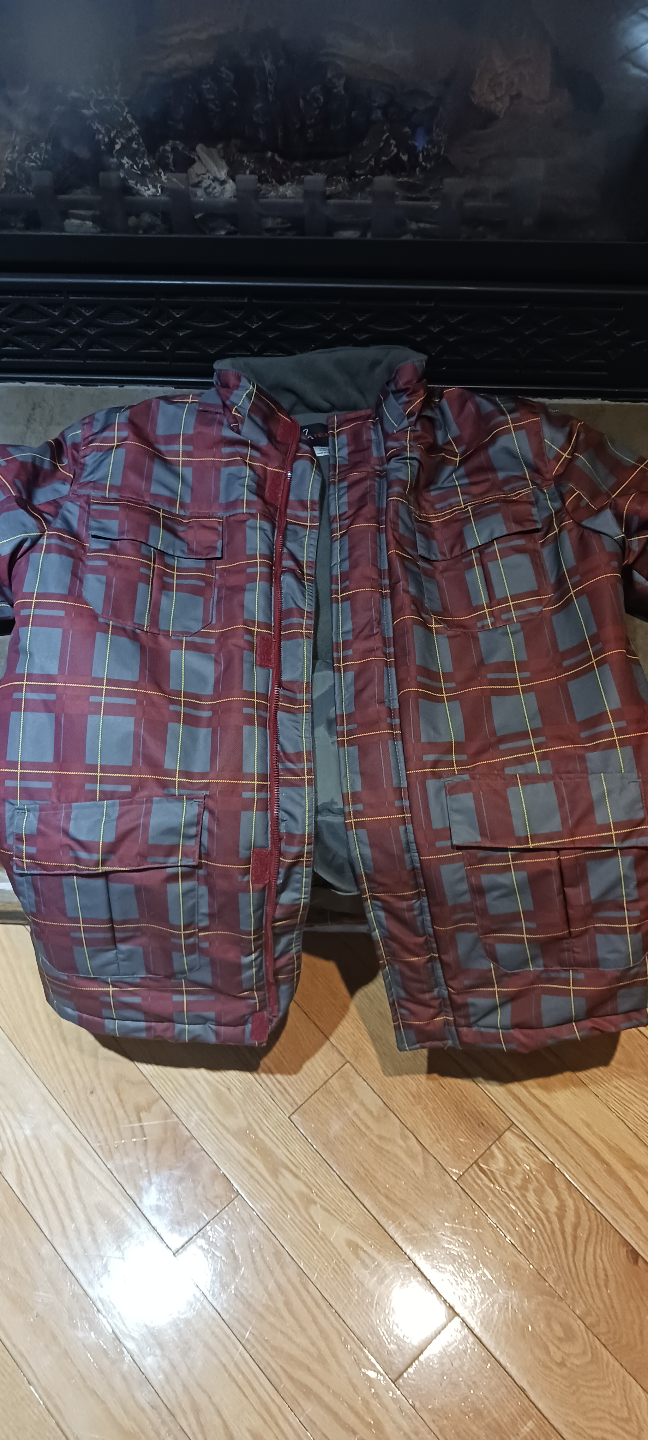 Alpentek Men's Size XL/TG 18 Plaid Puffer Jacket - photo 3