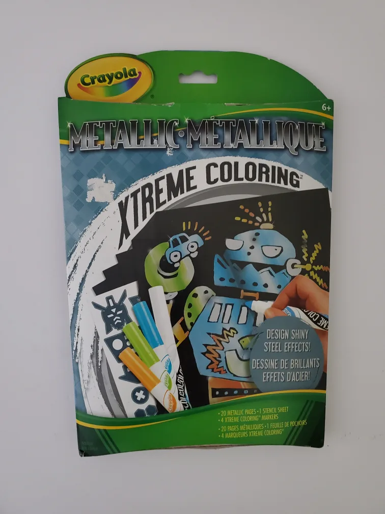 Crayola Metallic Xtreme Coloring & Colour Zone Shrink Art Kits image indicator(4)