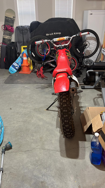 Vintage Honda CR80 Dirt Bike