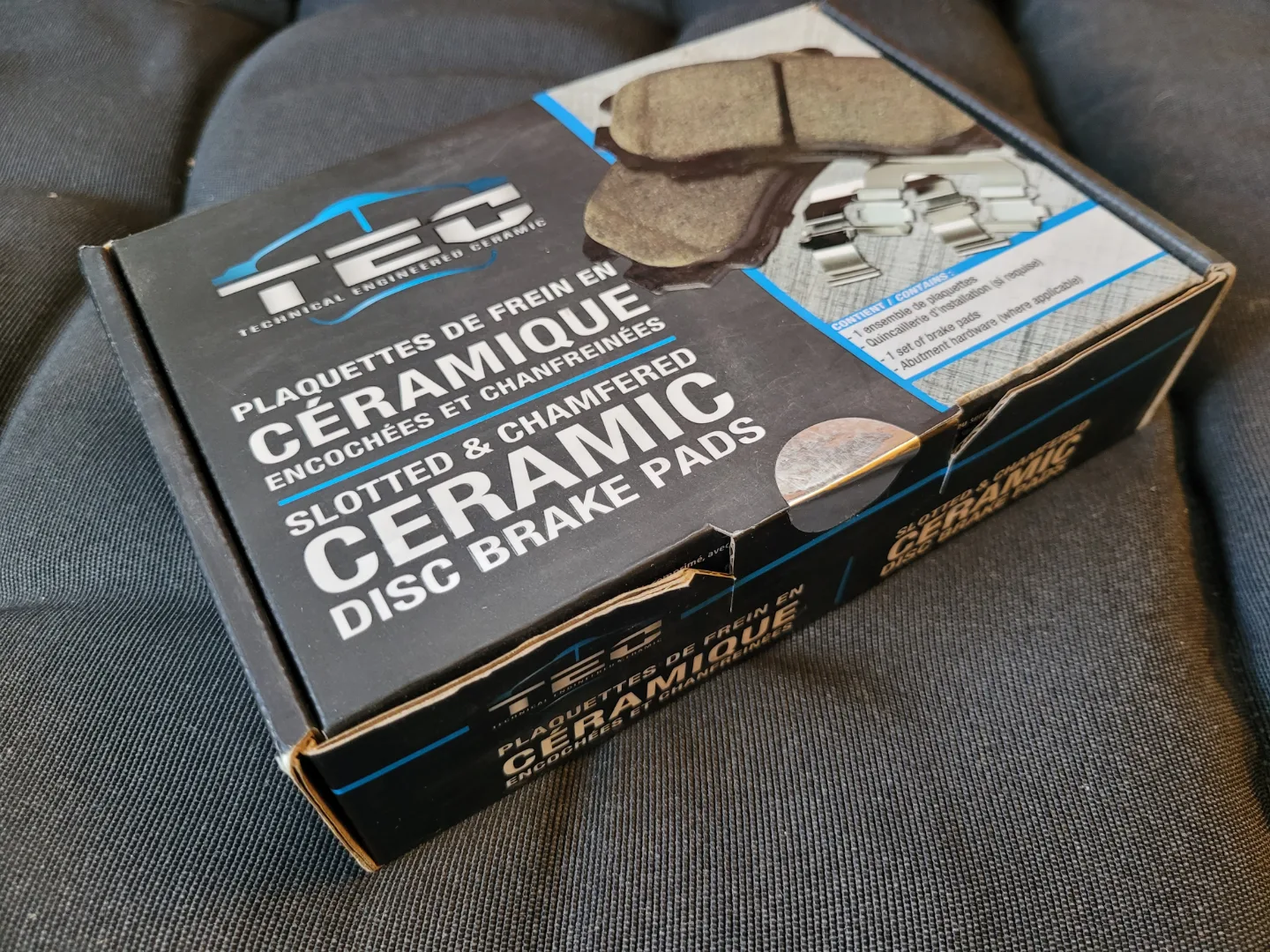 TEC-1108 Ceramic Disc Brake Pads - Slotted & Chamfered image indicator(2)