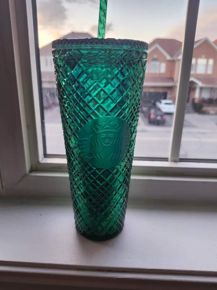 Starbucks Cold Cup, Green, 24oz thumbnail